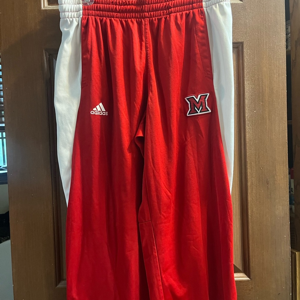 Miami Adidas ClimaWarm Red Athletic Pants